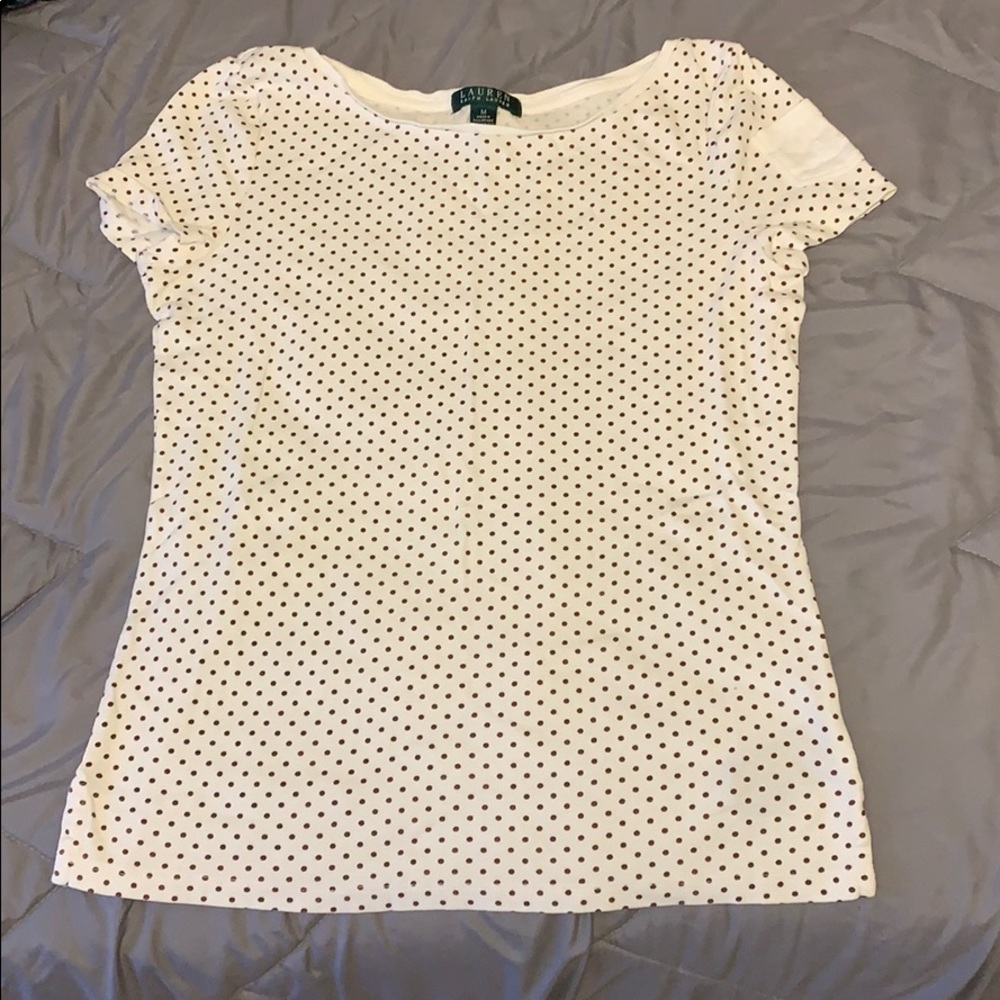 Lauren Ralph Lauren Polka-Dot Tee